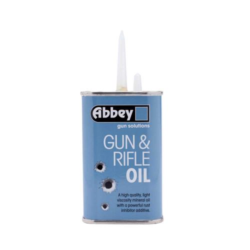 ABBEY Gun & Rifle Oil Long Spout Tin 125ml