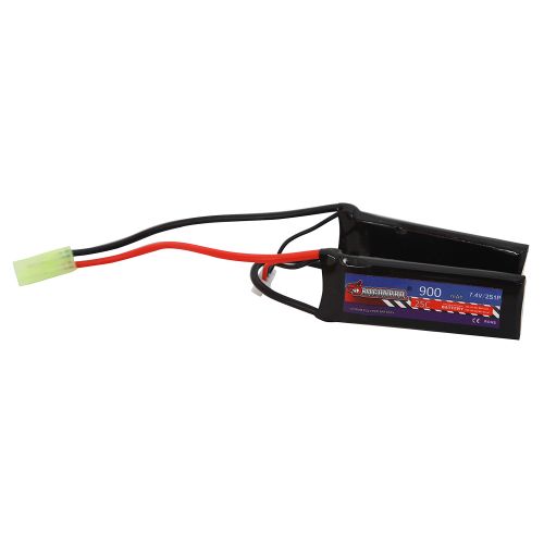 DRAGONPRO DP-L7-012 7.4V 900mAh 25C LiPO (1+1) 71x24x6.5mm