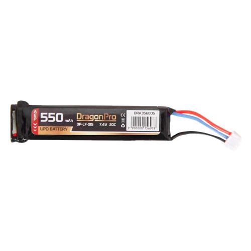 DRAGONPRO DP-L7-015 AEP 7.4V 550mAh 20C LiPO 74x17x12mm