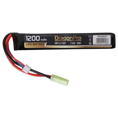 DRAGONPRO DP-L7-017 7.4V 1200mAh 20C LiPO 128x21x13mm