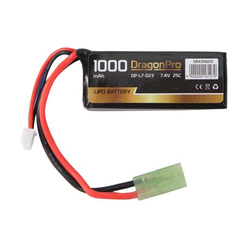 DRAGONPRO DP-L7-023 7.4V 1000mAh 25C LiPO 70x26x13mm