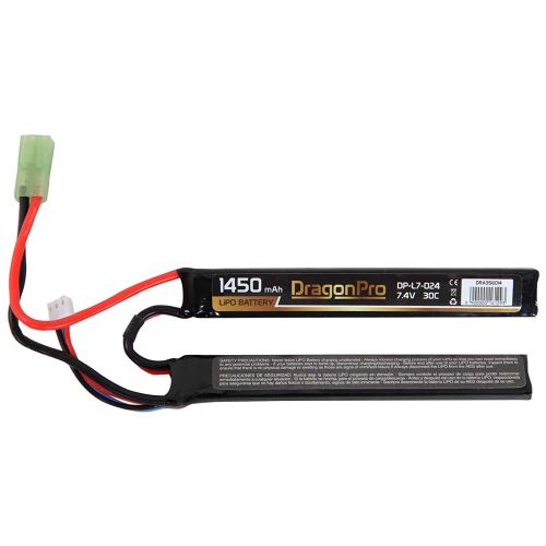 DRAGONPRO DP-L7-024 7.4V 1450mAh 30C LiPO (1+1) 115x16.5x7mm