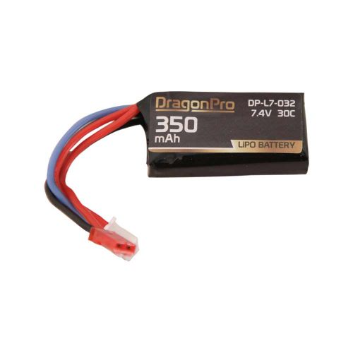 DRAGONPRO DP-L7-032 7.4V 350mAh 30C HPA Mini LiPO 40x20x12mm