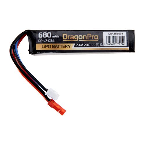 DRAGONPRO DP-L7-034 7.4V 680mAh 20C LiPO 74x17x12mm