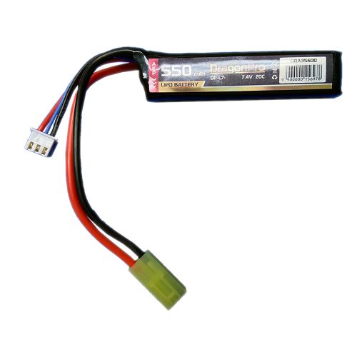 DRAGONPRO DP-L7-035 7.4V 550mAh 20C LiPO 74x17x12mm